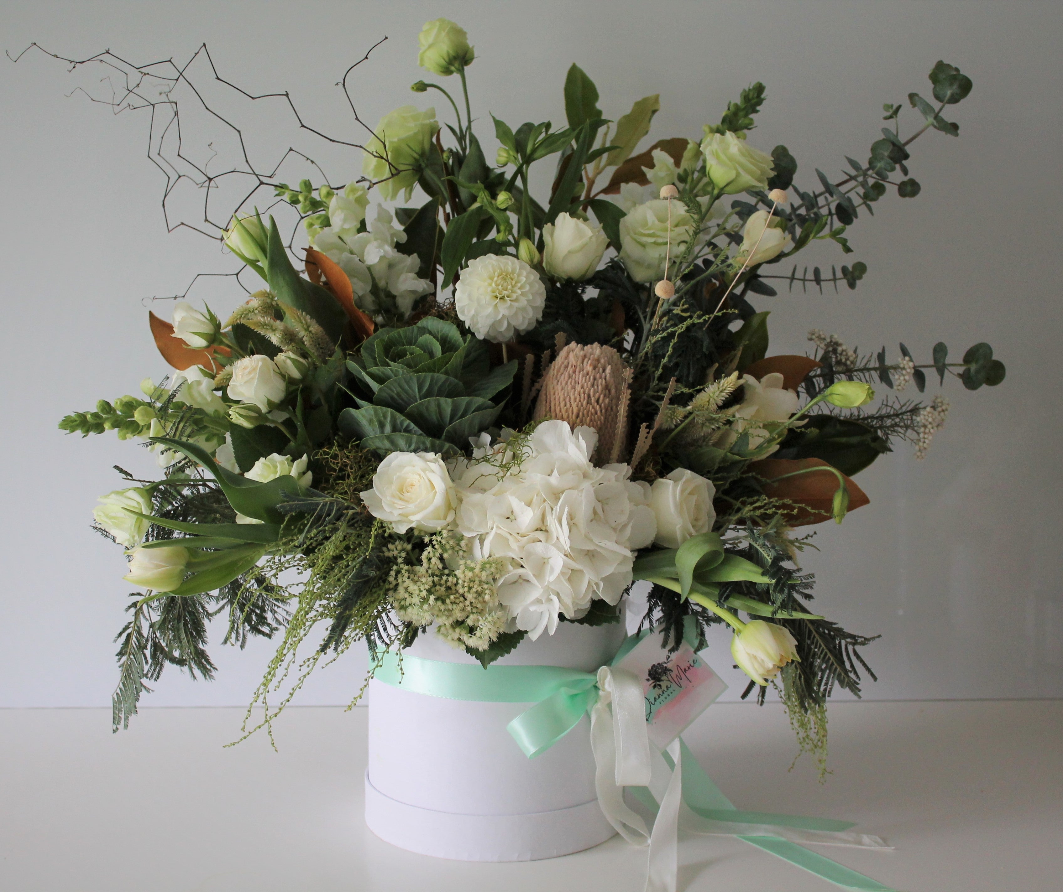 White Bloom Hatbox